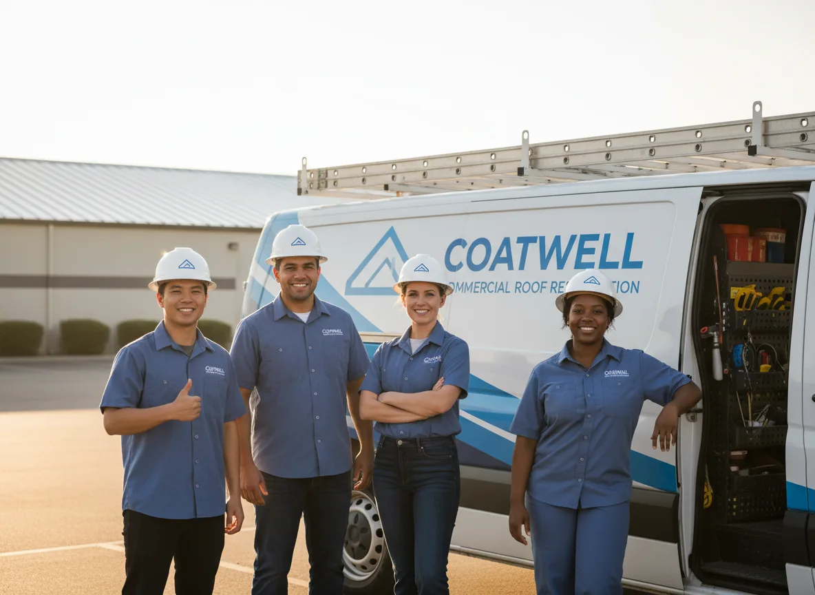 Commercial roof coating company in Horntown, VA